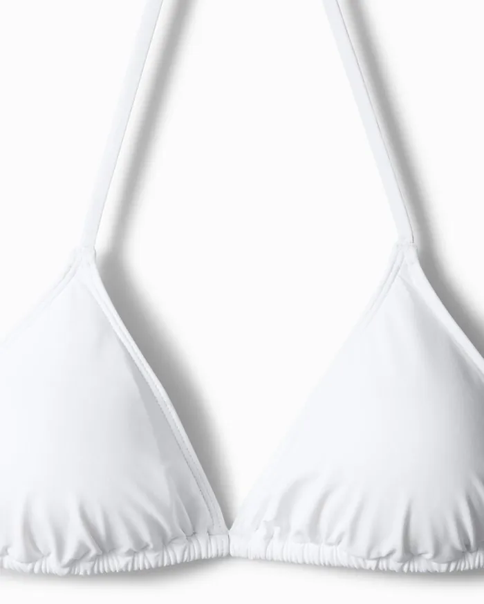 Tommy Bahama Pearl Triangle Bikini Top White Women Bikini Tops Tommy Bahama Pearl Triangle Bikini Top White Women Bikini Tops