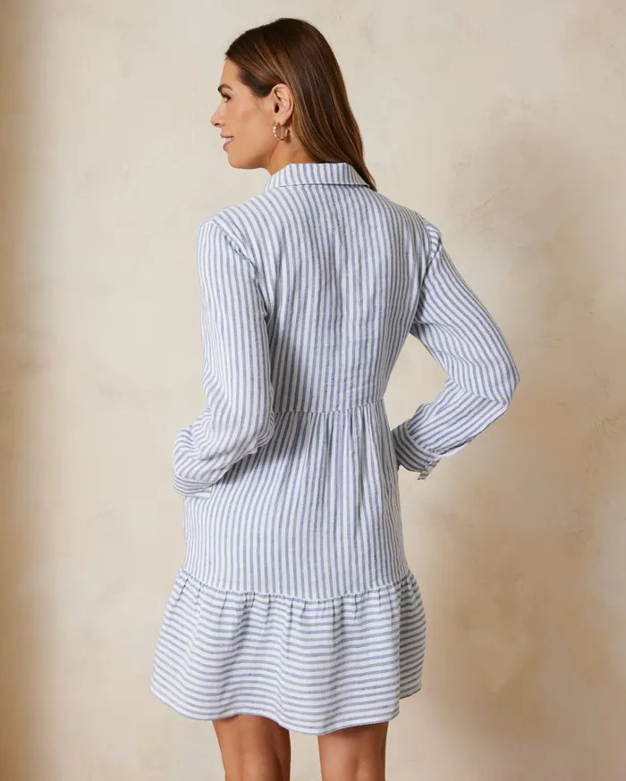 Tommy Bahama St Lucia Stripe Coverup Dress Dark Sanibel Blue Women Dresses Tommy Bahama St Lucia Stripe Coverup Dress Dark Sanibel Blue Women Dresses