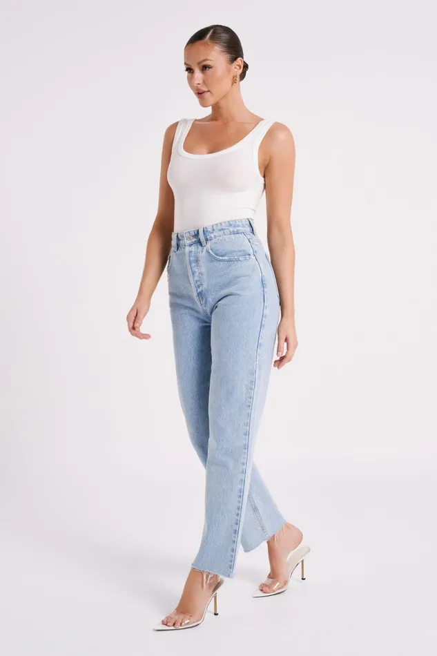 Tops Women Meshki Chandler Modal Tank Top 8211 White