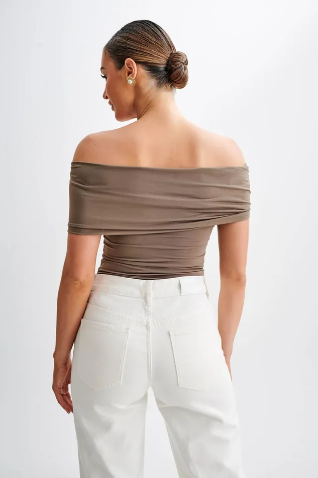 Tops Women Meshki Lourdes Slinky Off Shoulder Top 8211 Coco