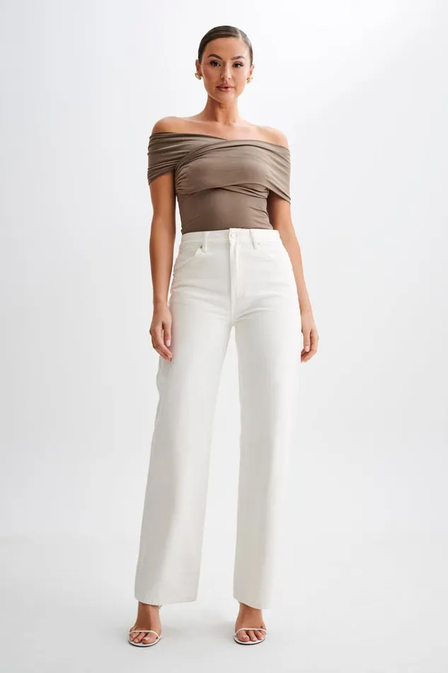 Tops Women Meshki Lourdes Slinky Off Shoulder Top 8211 Coco