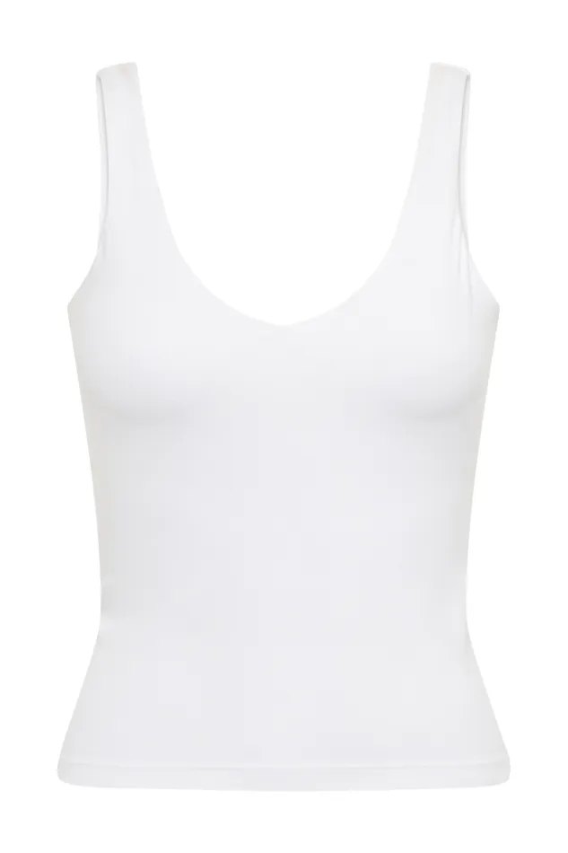 Tops Women Meshki Nadine Yoga Top 8211 White