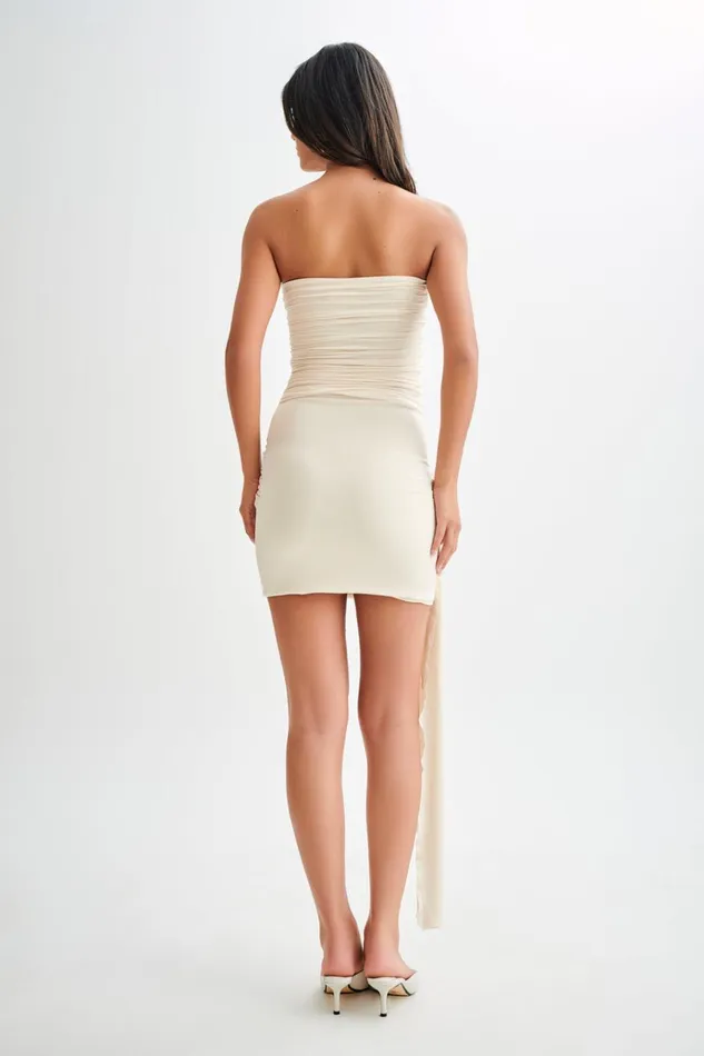 Tops Women Meshki Winslet Strapless Slinky Longline Top With Shell Hardware 8211 Ivory
