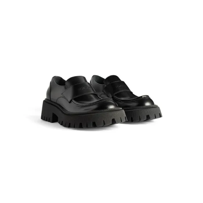 Tractor Loafer In Black Men Balenciaga Boots and Derbies