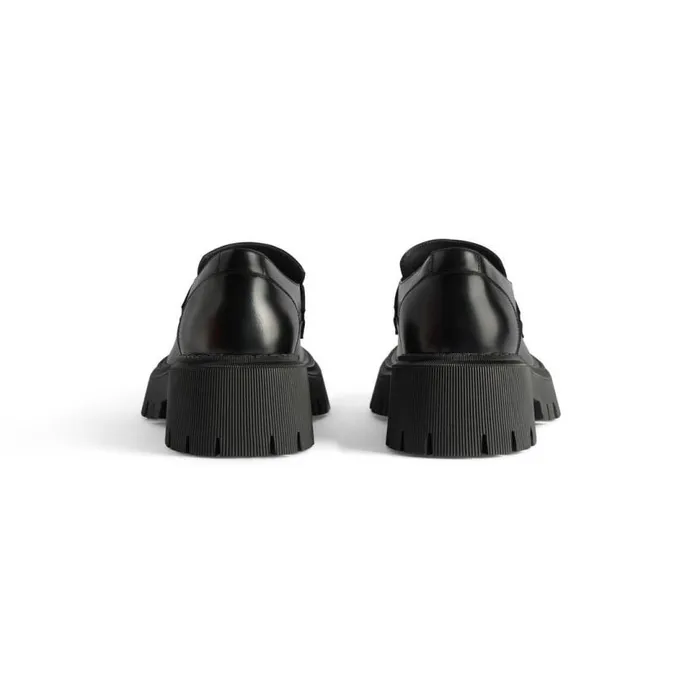 Tractor Loafer In Black Men Balenciaga Boots and Derbies