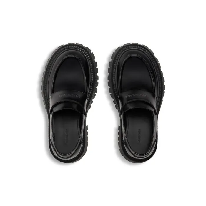 Tractor Loafer In Black Men Balenciaga Boots and Derbies