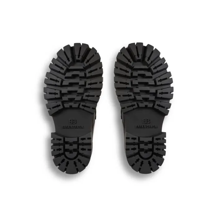 Tractor Loafer In Black Men Balenciaga Boots and Derbies