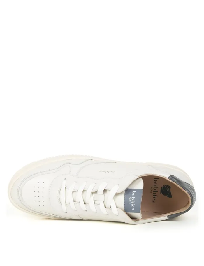 Travis Off White and Graphite Men Bobbies Sneakers