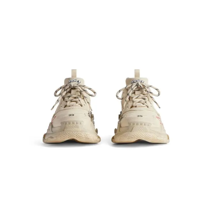 Triple S Sneaker Diy Metal In Whiteredblack Women Balenciaga Sneakers