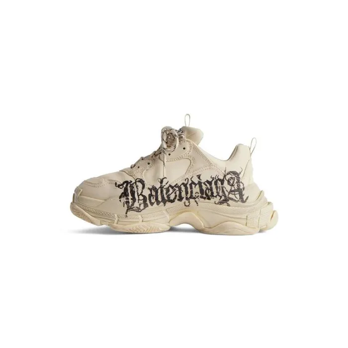 Triple S Sneaker Diy Metal In Whiteredblack Women Balenciaga Sneakers