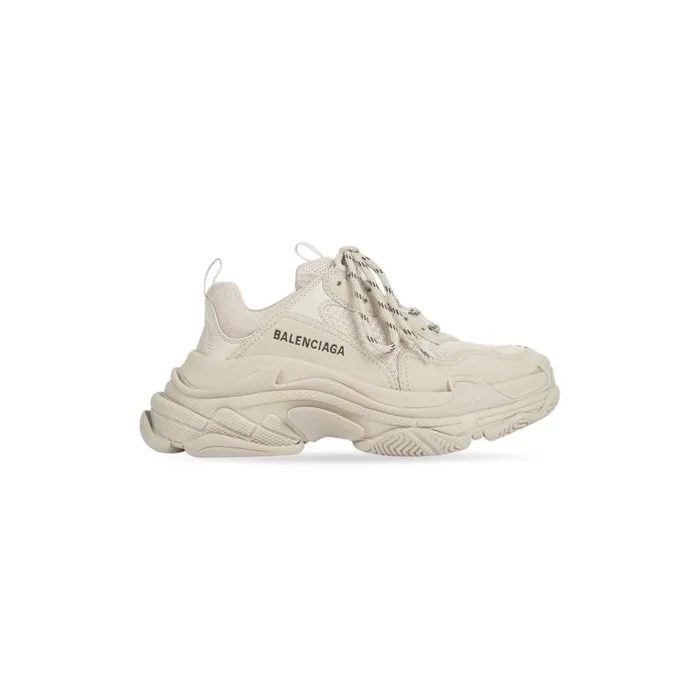 Triple S Sneaker In Beige Women Balenciaga Sneakers