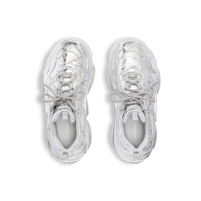 Triple S Sneaker In Silver Men Balenciaga Sneakers
