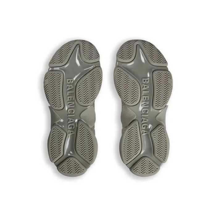 Triple S Sneaker With Rhinestones In Dark Grey Women Balenciaga Sneakers