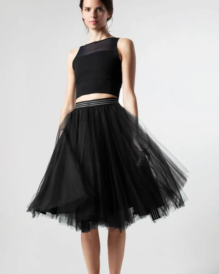 Tutu Petticoat Black Women Repetto Dresses and Skirts