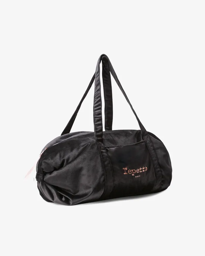 Velvet Duffle Bag Size M Black Women Repetto Dance Bags Velvet Duffle Bag Size M Black Women Repetto Dance Bags