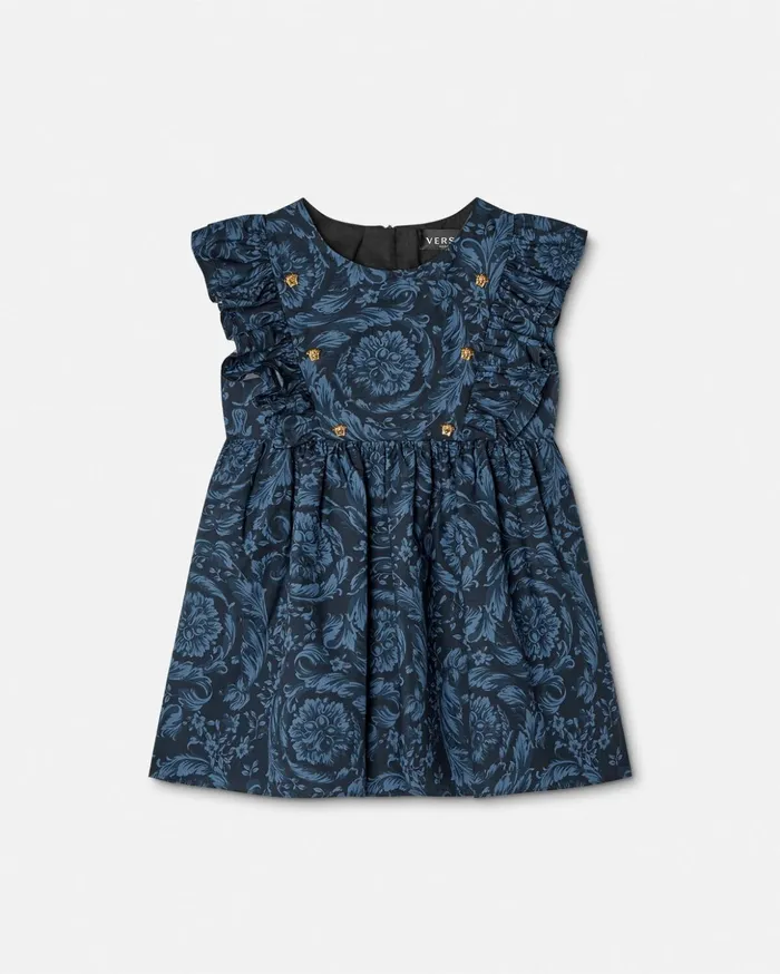 Versace Barocco Baby Dress Blueprint Children Clothing