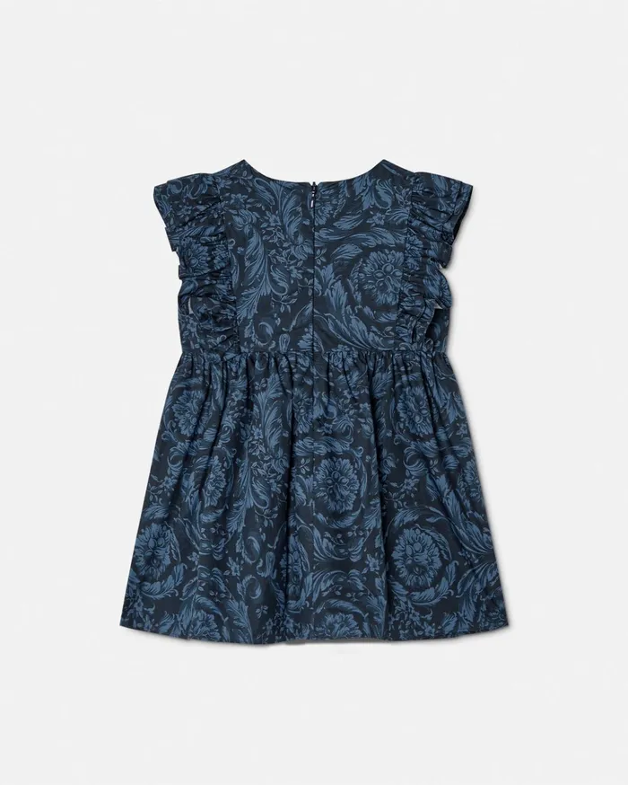 Versace Barocco Baby Dress Blueprint Children Clothing