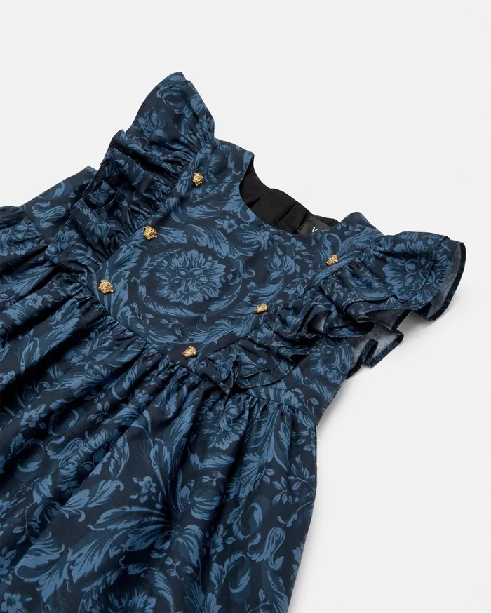 Versace Barocco Baby Dress Blueprint Children Clothing