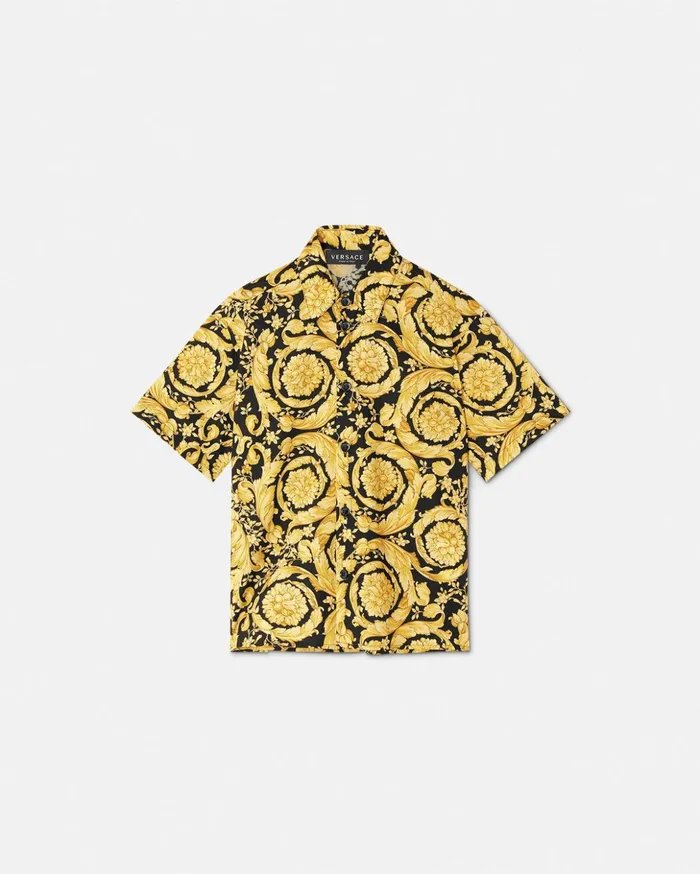 Versace Barocco Kids Shirt Print Children Clothing