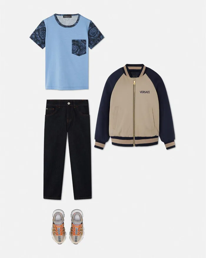 Versace Barocco Kids TShirt 2vd70 Children Clothing