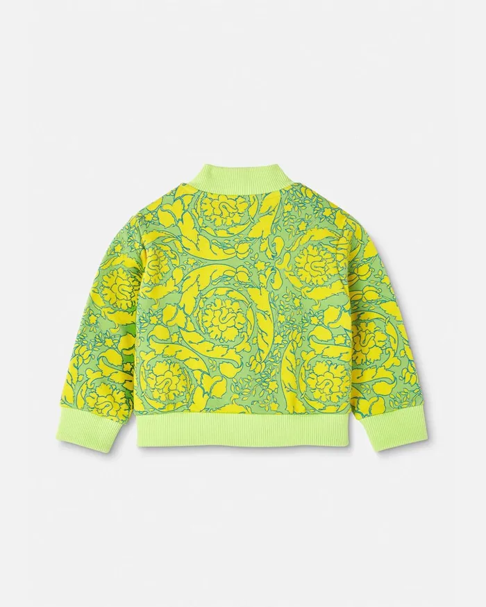 Versace Barocco Silhouette Baby Sweatshirt Print Children Clothing