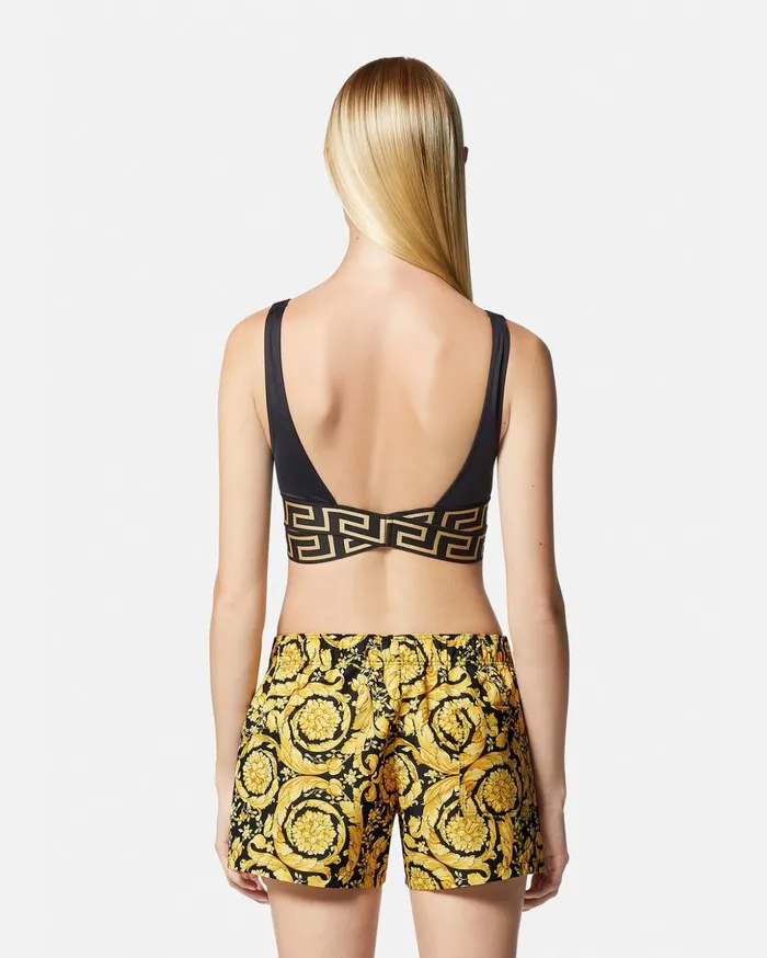 Versace Barocco Swim Shorts Print Women Swimwear