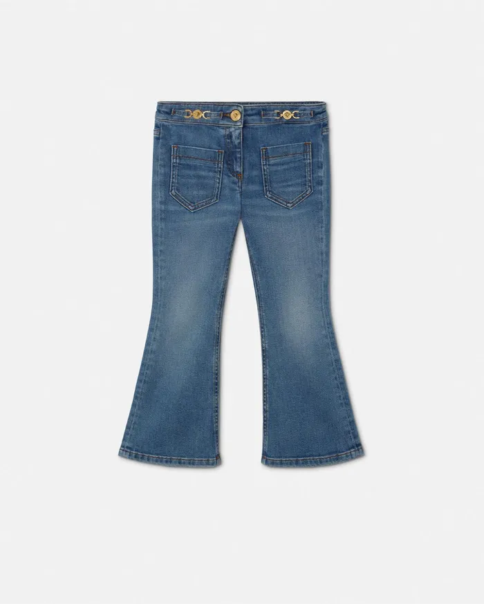Versace Flared Kids Jeans Blue Children Clothing