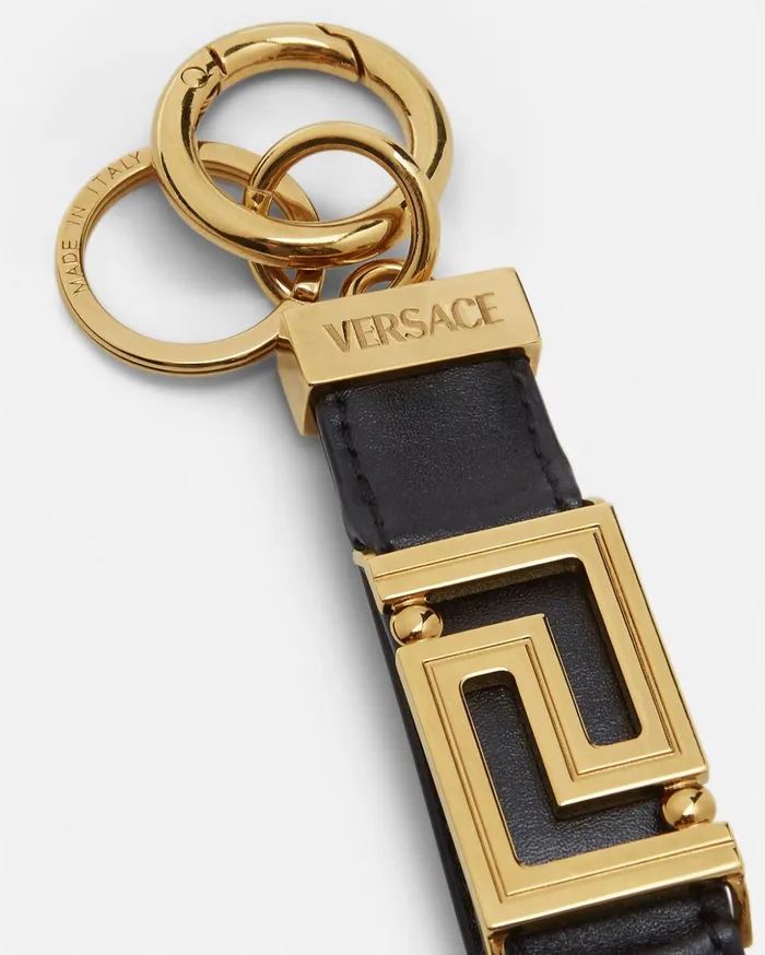 Versace Greca Goddess Key Chain Black Women Key Chains