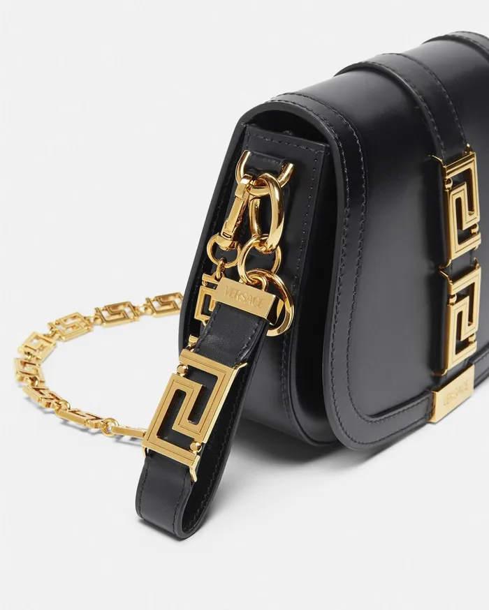 Versace Greca Goddess Key Chain Black Women Key Chains