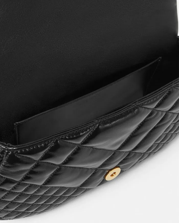 Versace Greca Goddess Shoulder Bag Black Women Greca Goddess