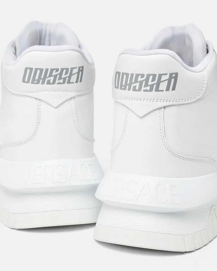 Versace Greca Odissea HighTop Sneakers White Men Sneakers
