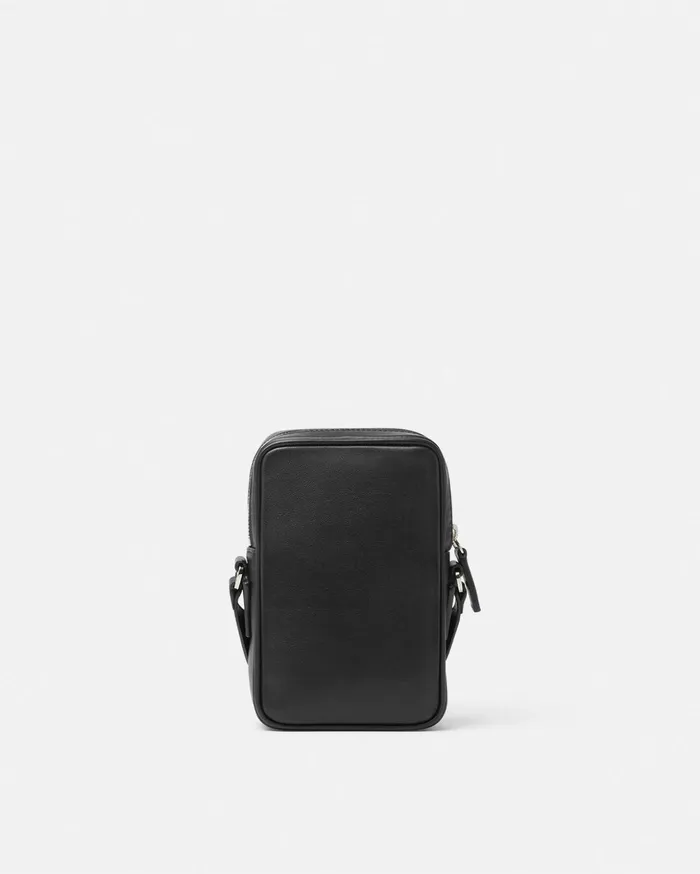 Versace Medusa Biggie Small Crossbody Bag Blacksilver Men Medusa Biggie