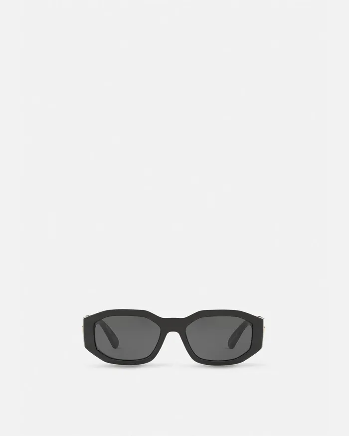 Versace Medusa Biggie Sunglasses Black WomenMen Sunglasses