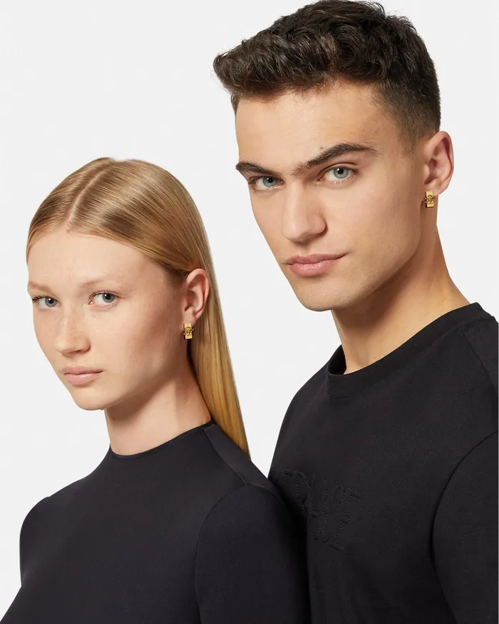 Versace Medusa Earrings Gold WomenMen Earrings