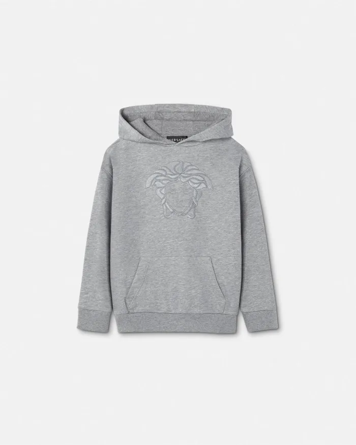 Versace Medusa Embroidery Kids Hoodie 2e730 Children Clothing