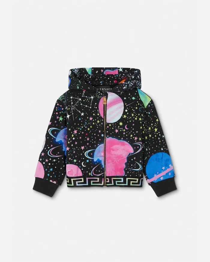 Versace Medusa Galaxy Baby Hoodie Print Children Clothing
