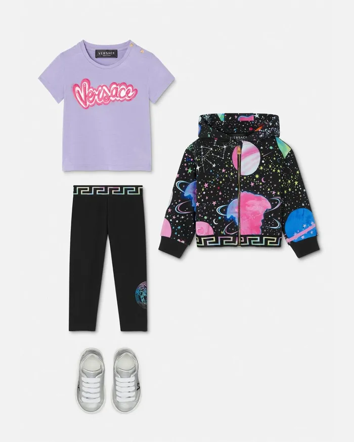 Versace Medusa Galaxy Baby Hoodie Print Children Clothing