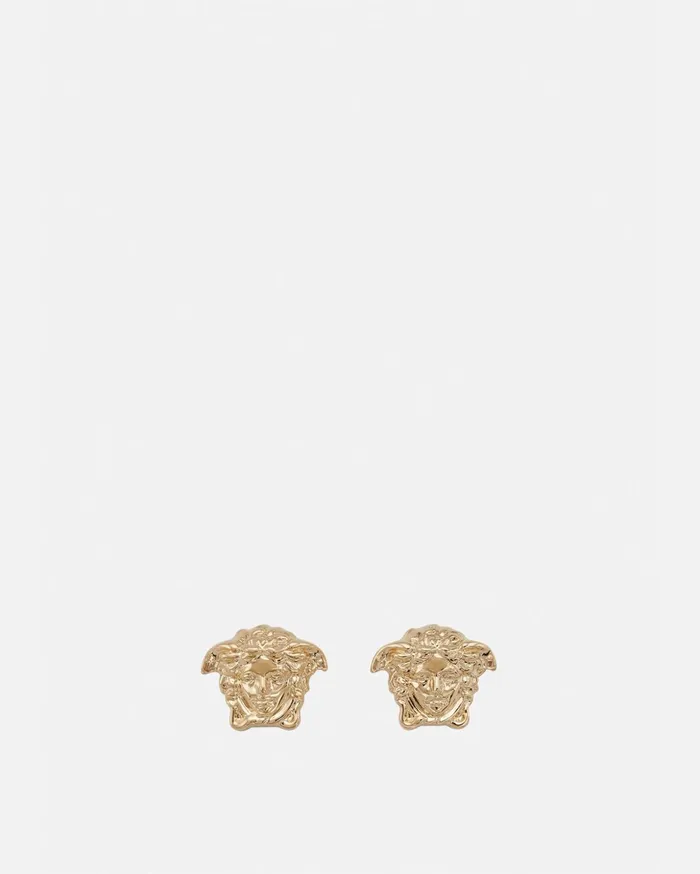 Versace Medusa Head Earrings Gold WomenMen Earrings