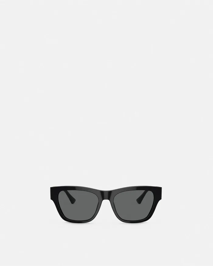 Versace Medusa Legend Squared Sunglasses Black Men Sunglasses