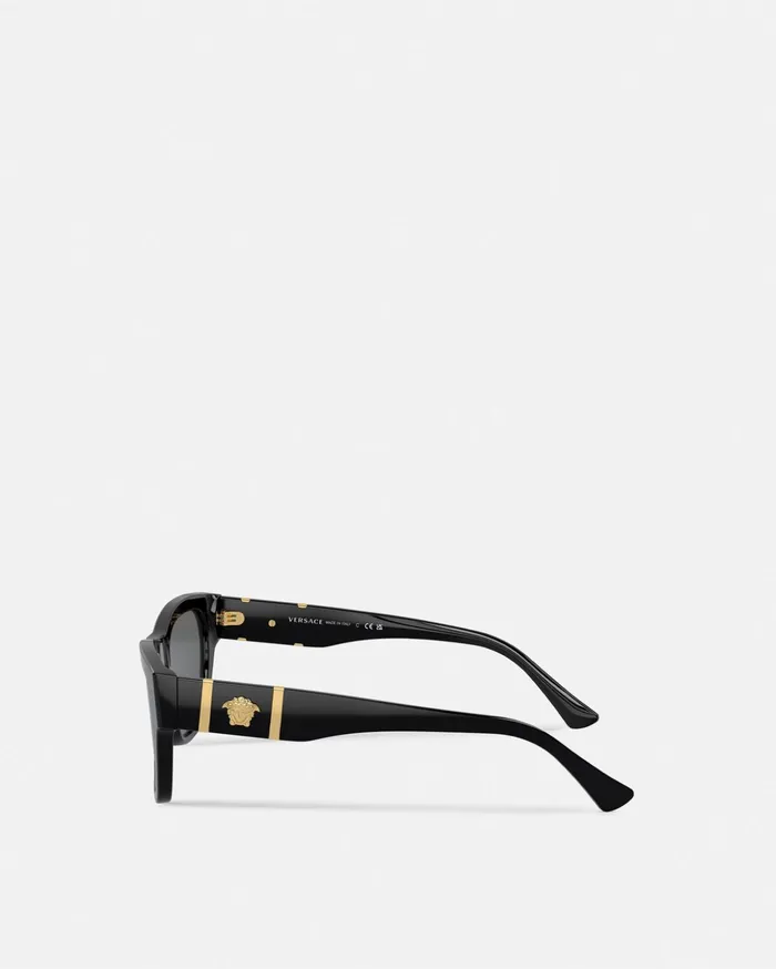 Versace Medusa Legend Squared Sunglasses Black Men Sunglasses