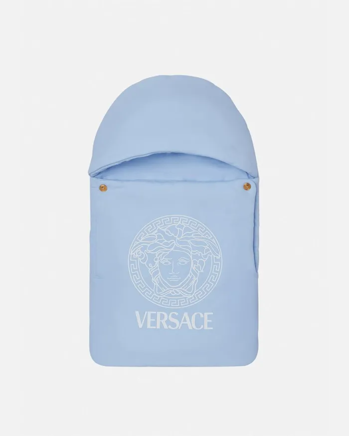 Versace Medusa Logo Baby Nest Blue Children Accessories