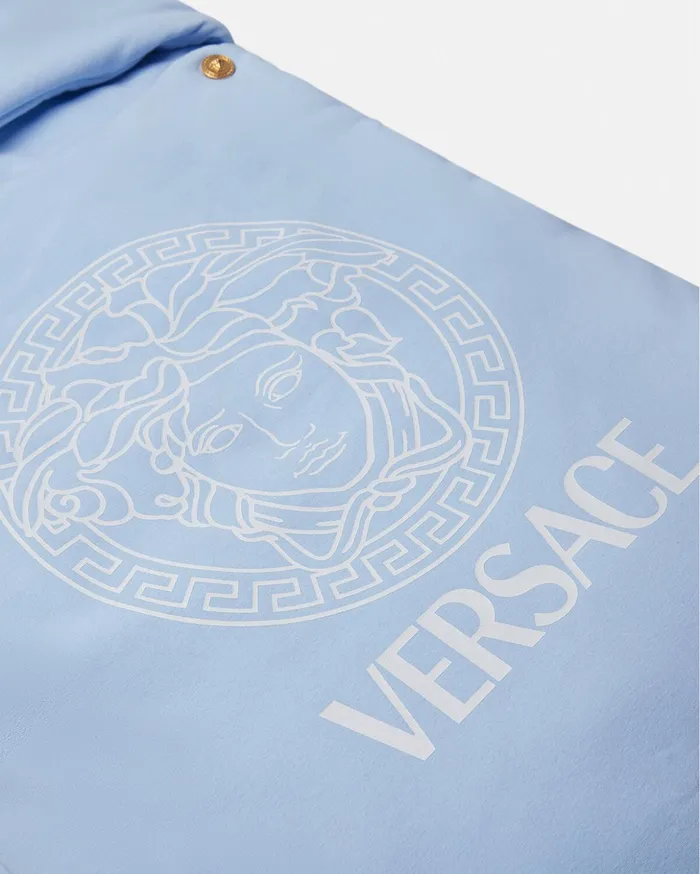 Versace Medusa Logo Baby Nest Blue Children Accessories