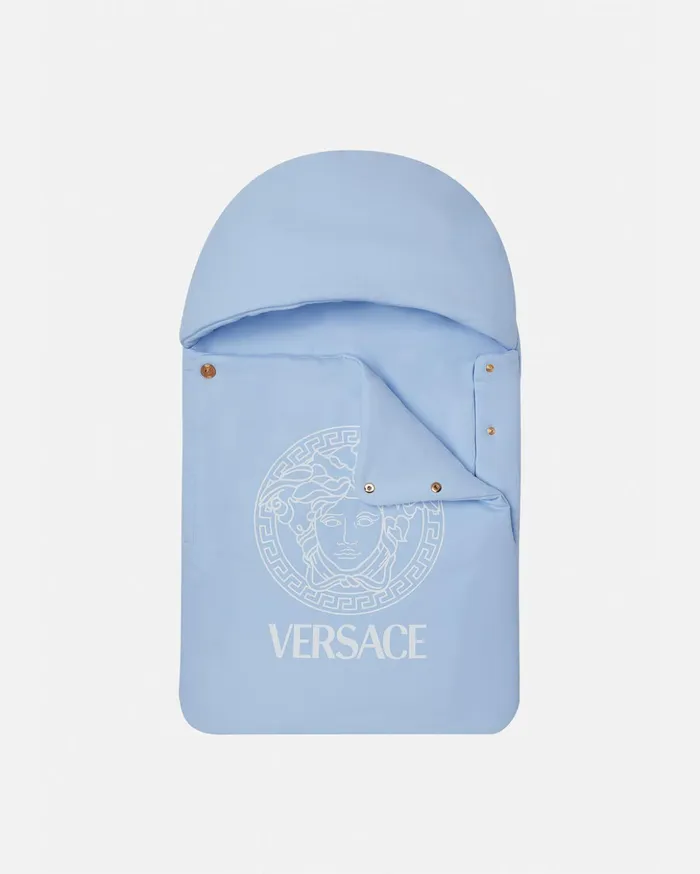Versace Medusa Logo Baby Nest Blue Children Accessories