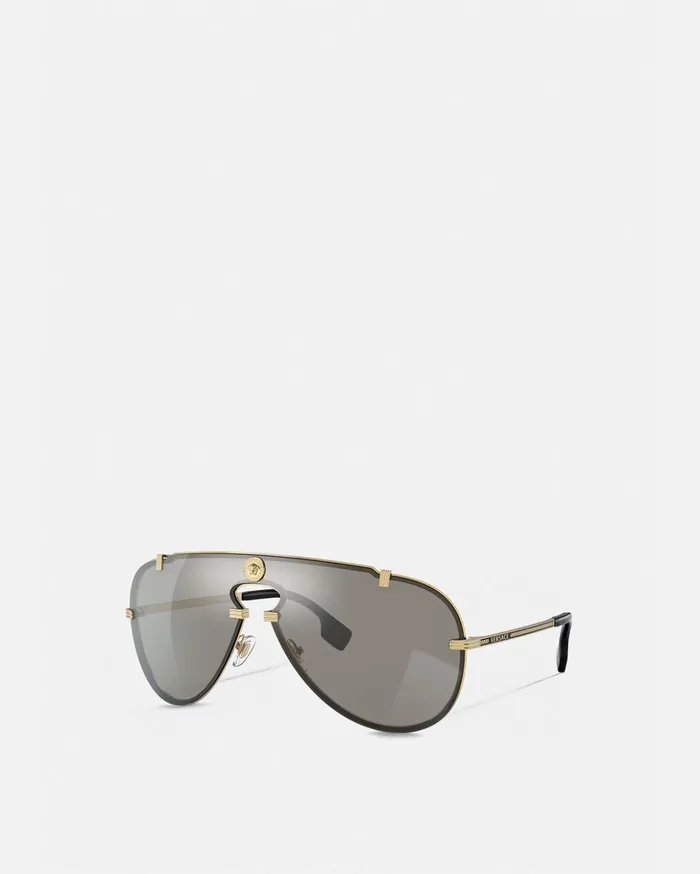 Versace Medusa Mesmerize Sunglasses Blackgold Men Sunglasses