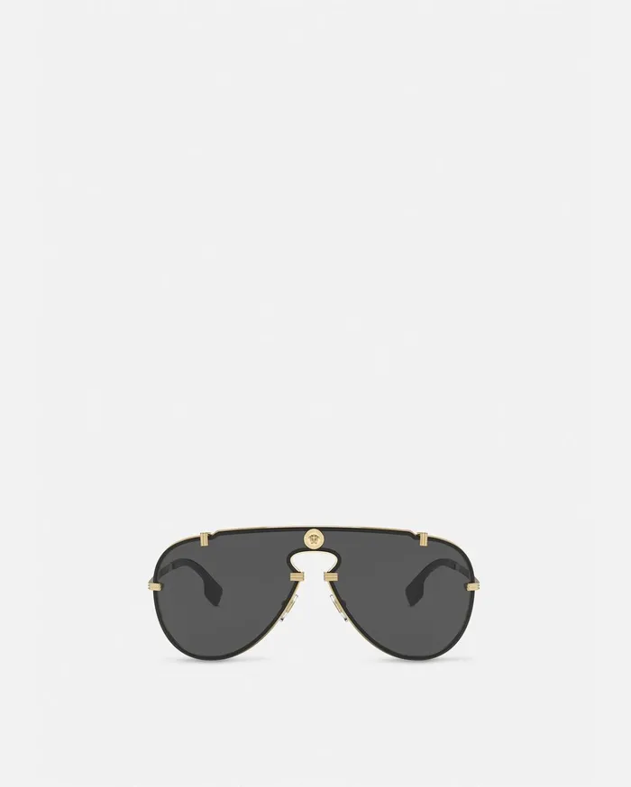 Versace Medusa Mesmerize Sunglasses Blackgold Men Sunglasses