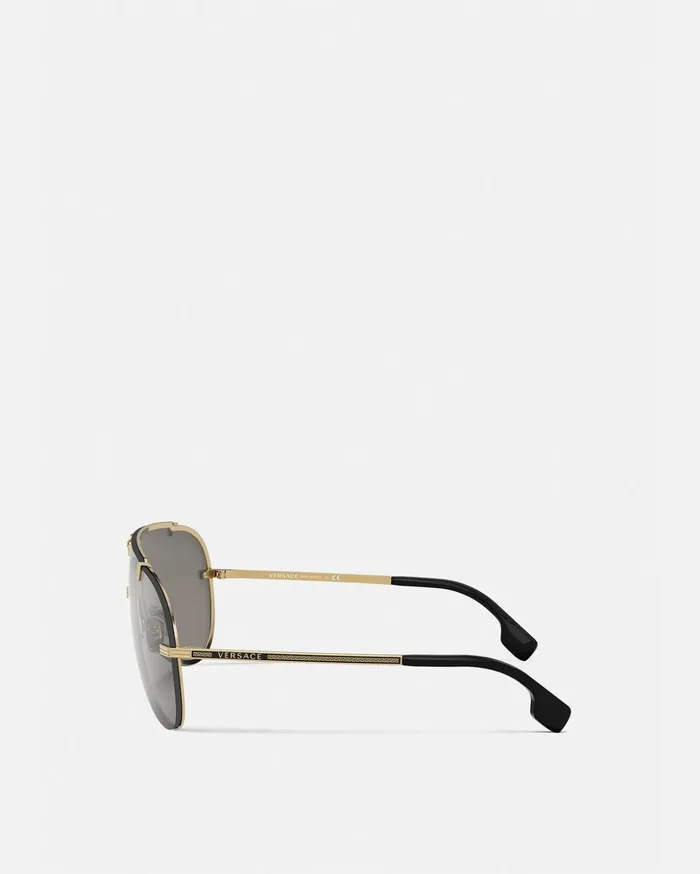 Versace Medusa Mesmerize Sunglasses Blackgold Men Sunglasses