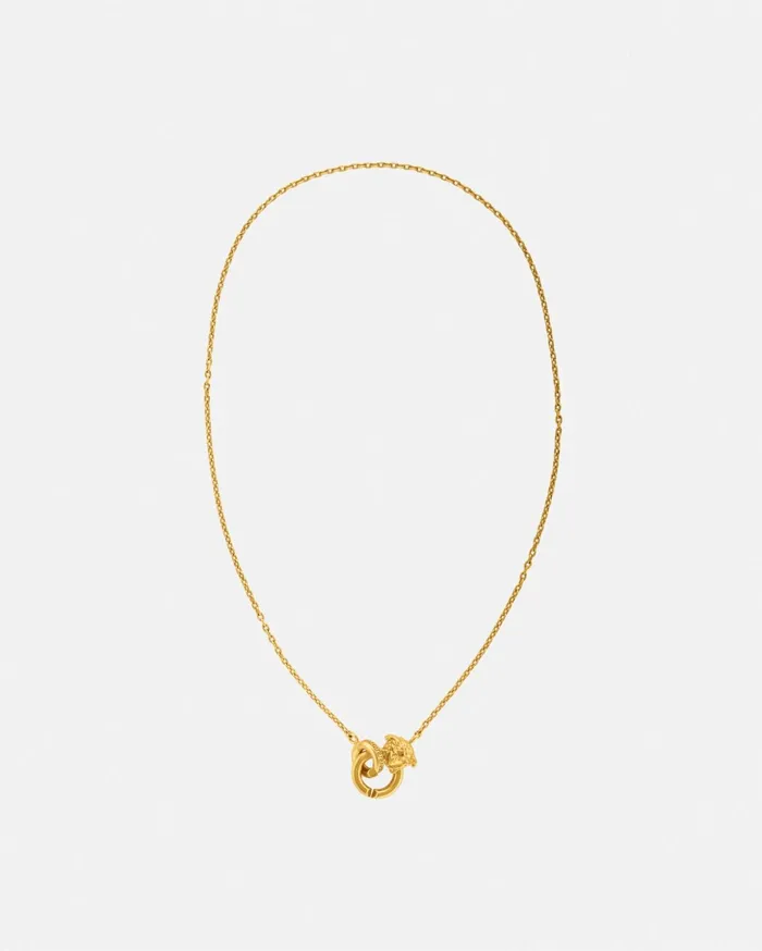 Versace Medusa Necklace Gold WomenMen Necklaces