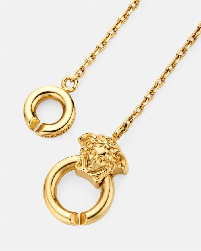 Versace Medusa Necklace Gold WomenMen Necklaces