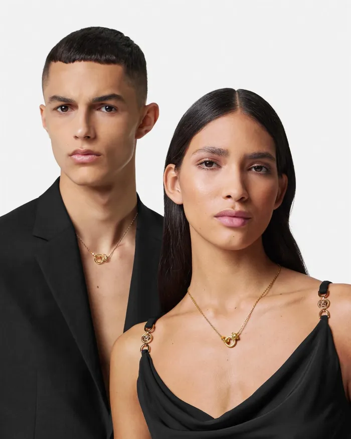 Versace Medusa Necklace Gold WomenMen Necklaces