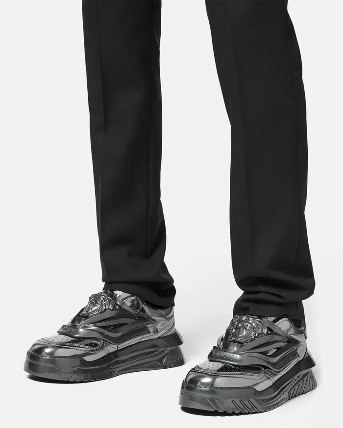Versace Odissea Sneakers Gray Men Sneakers